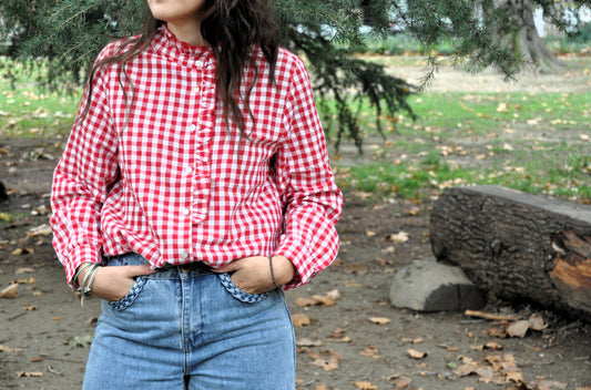 Chemise Vichy Volantée 🍓