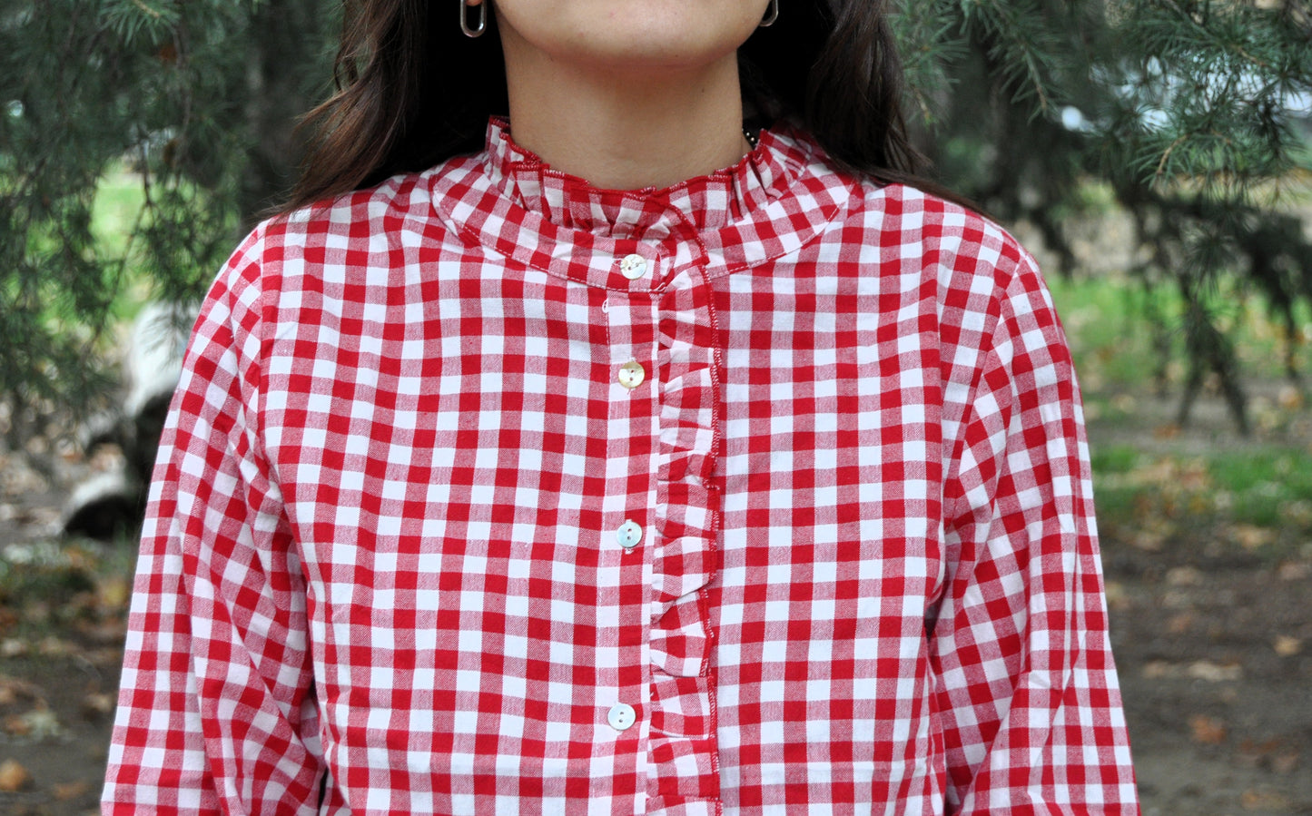 Chemise Vichy Volantée 🍓