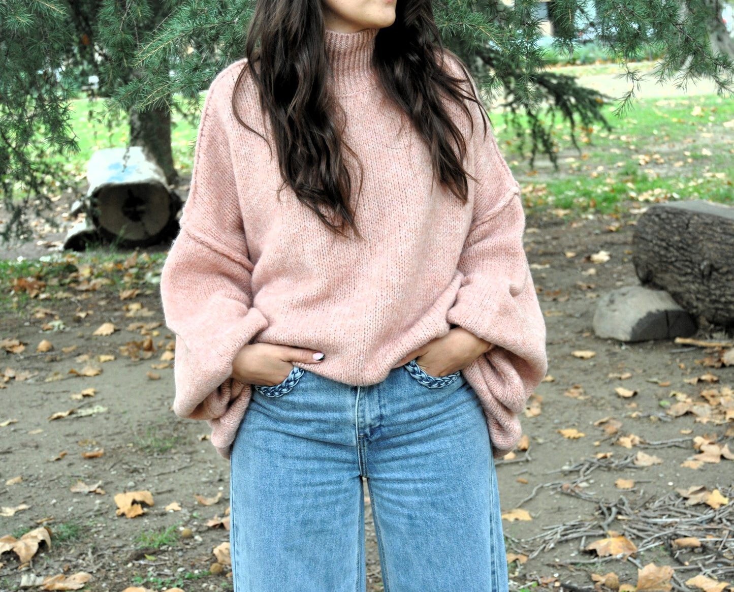 Pull Oversize Vieux Rose 🌸