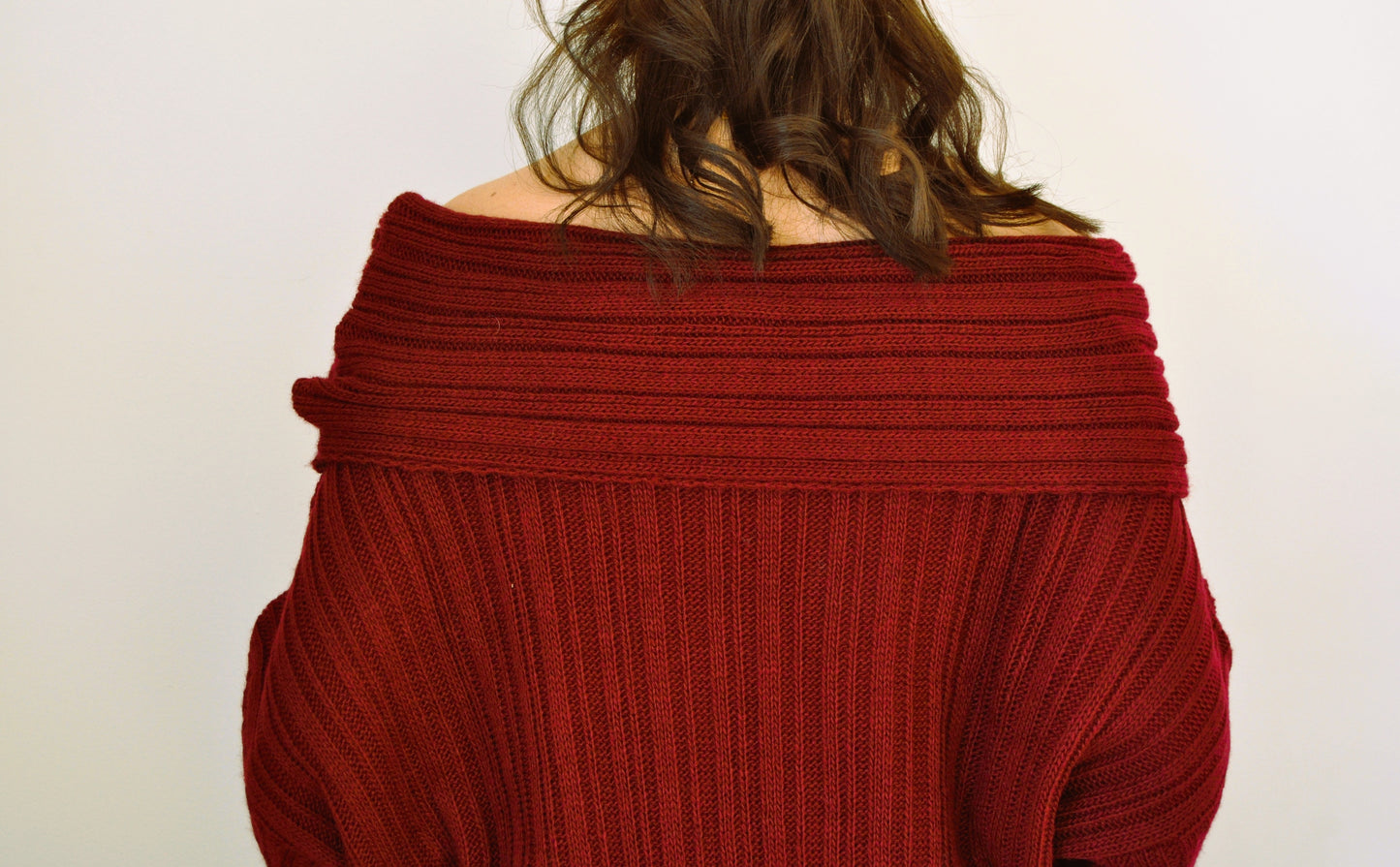 Pull Bustier Bordeaux