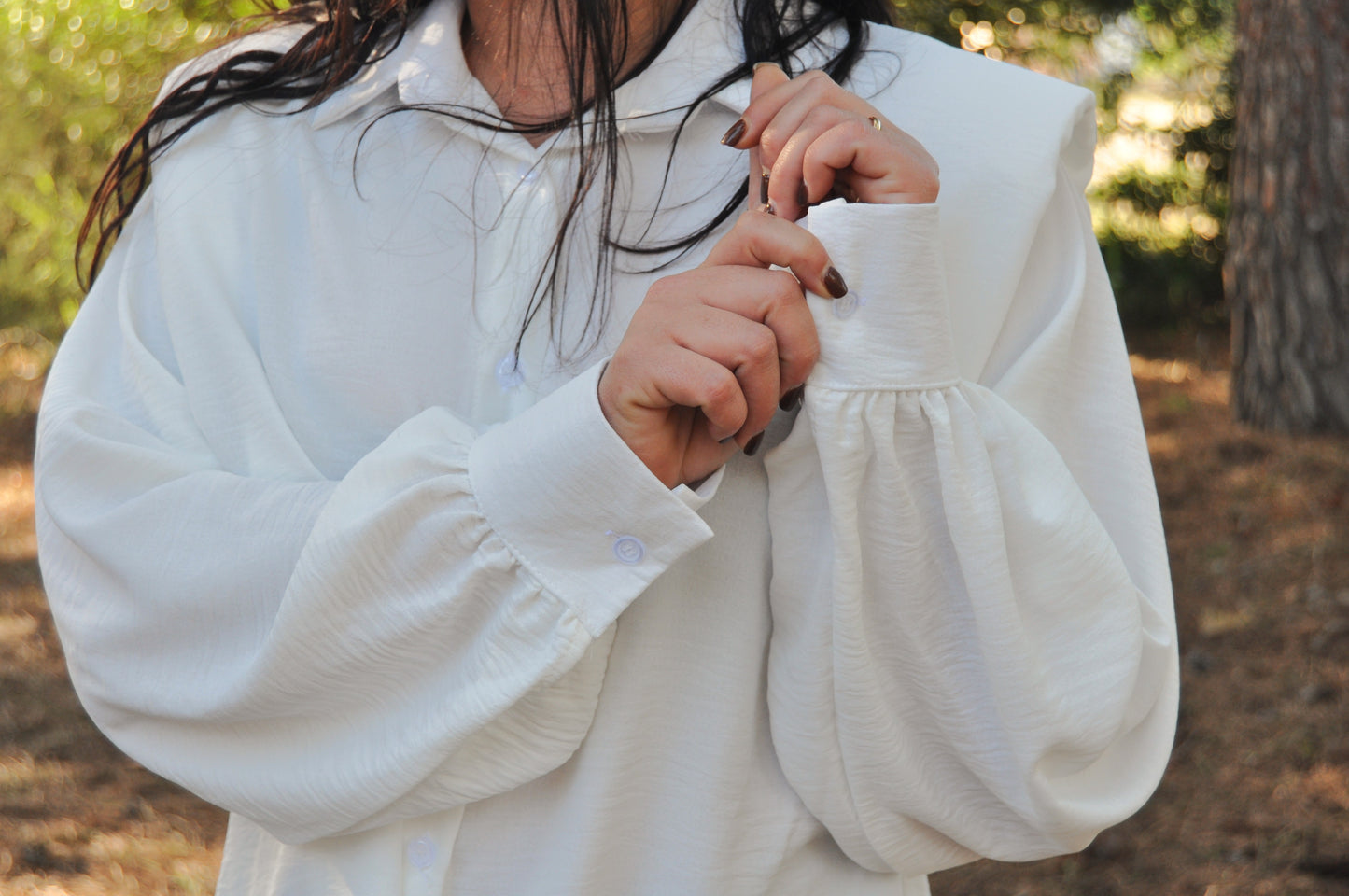 Chemise à épaulettes