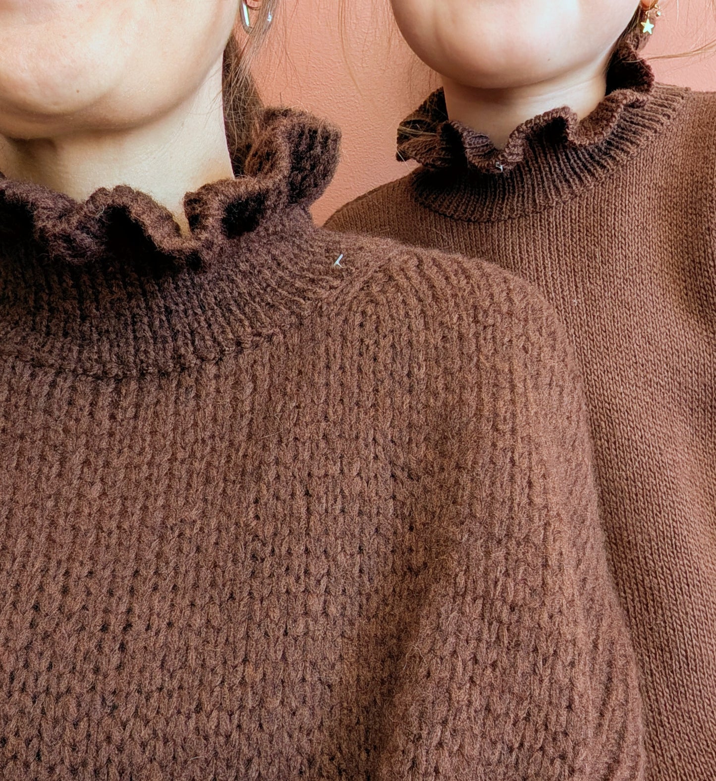 Pull chocolat matchy-mum