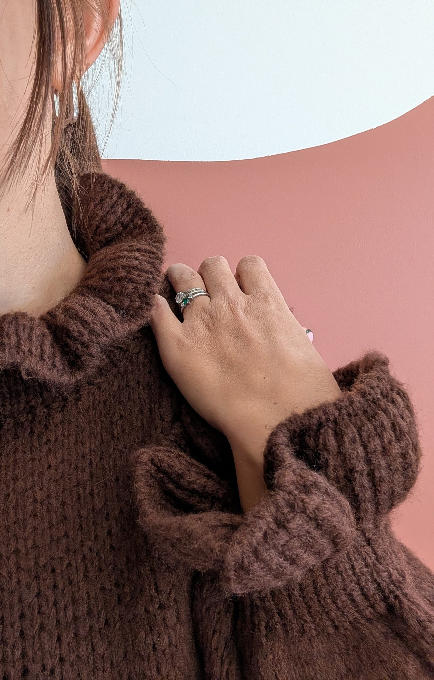 Pull chocolat matchy-mum