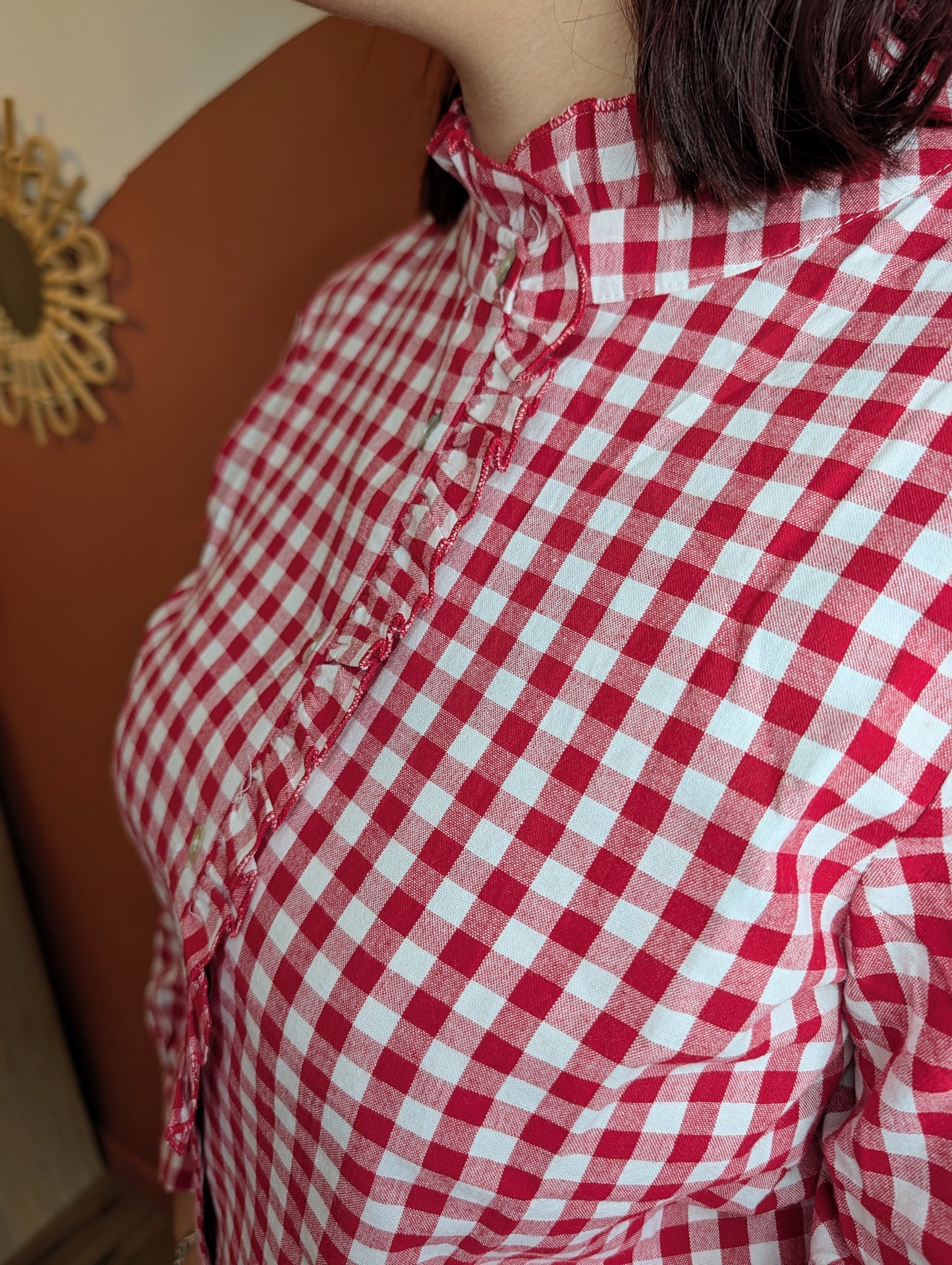 Chemise Vichy Volantée 🍓