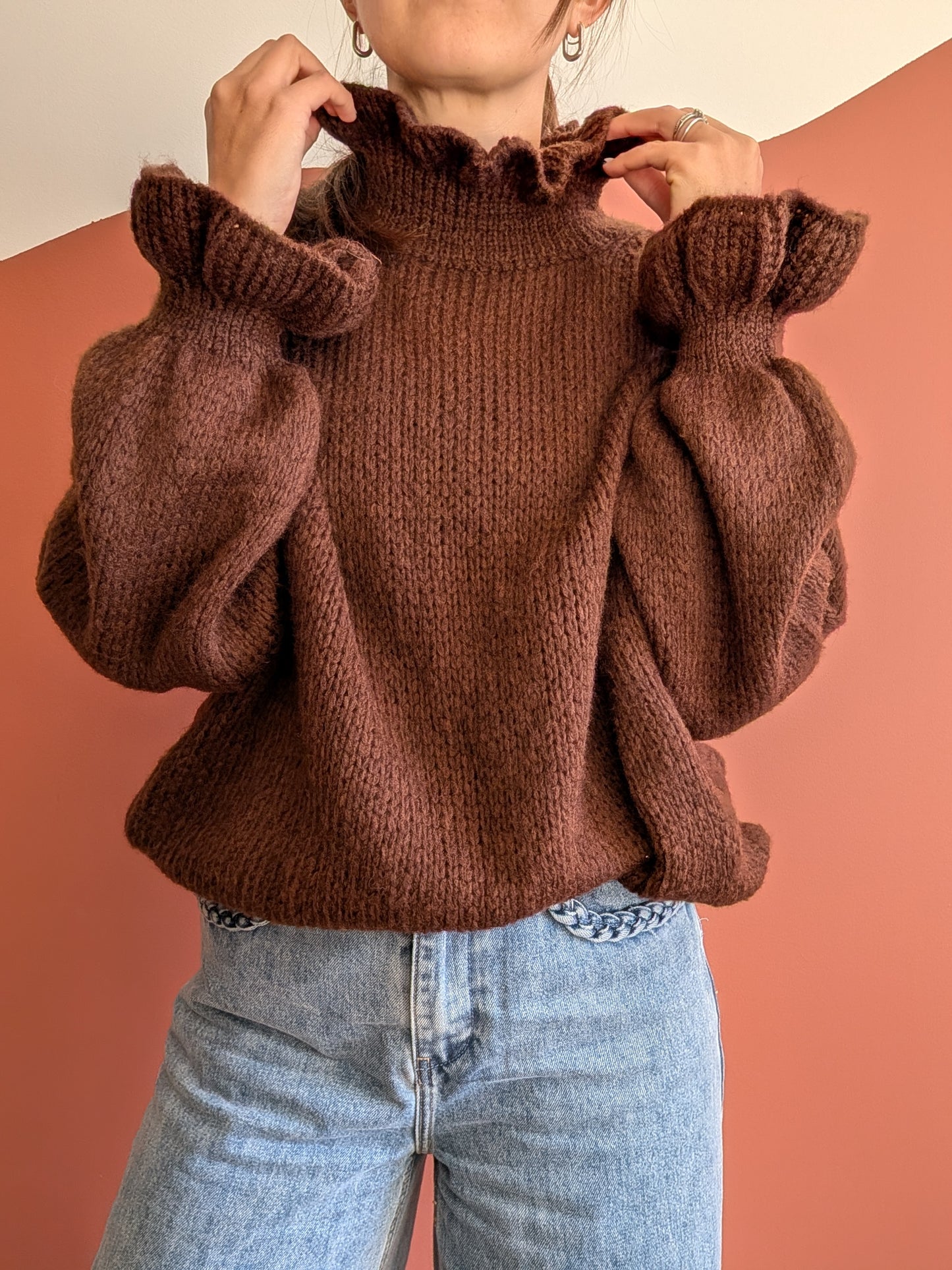 Pull chocolat matchy-mum